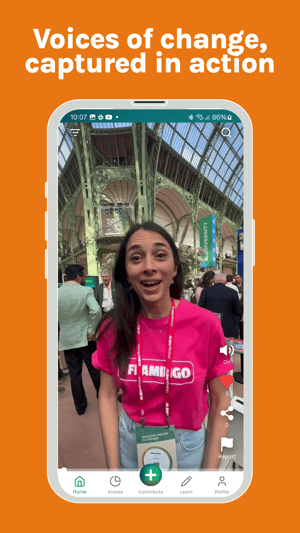 Voices of change, captured in action